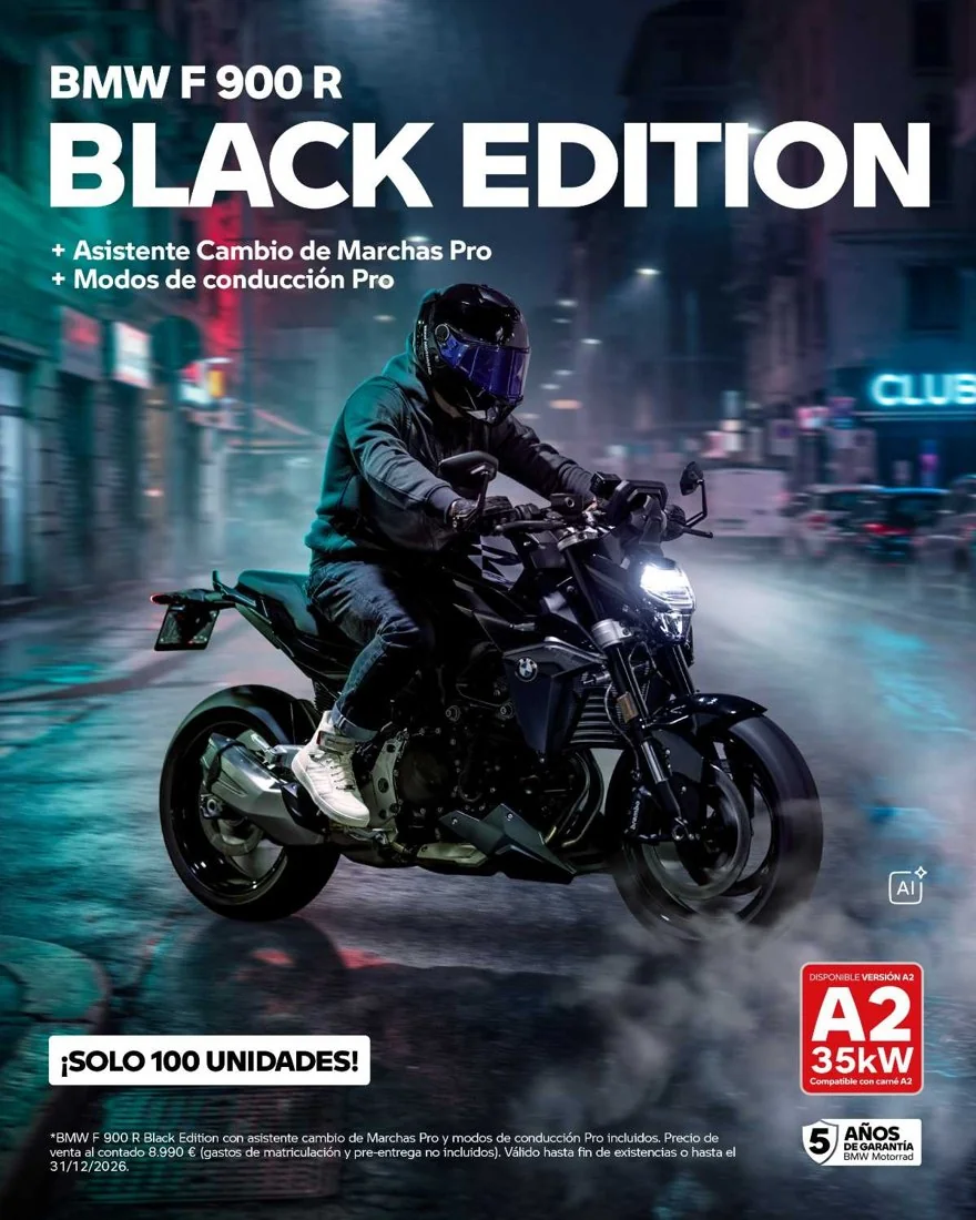 BMW F 900 R Black Edition выпустили в Испании серией из 100 мотоциклов