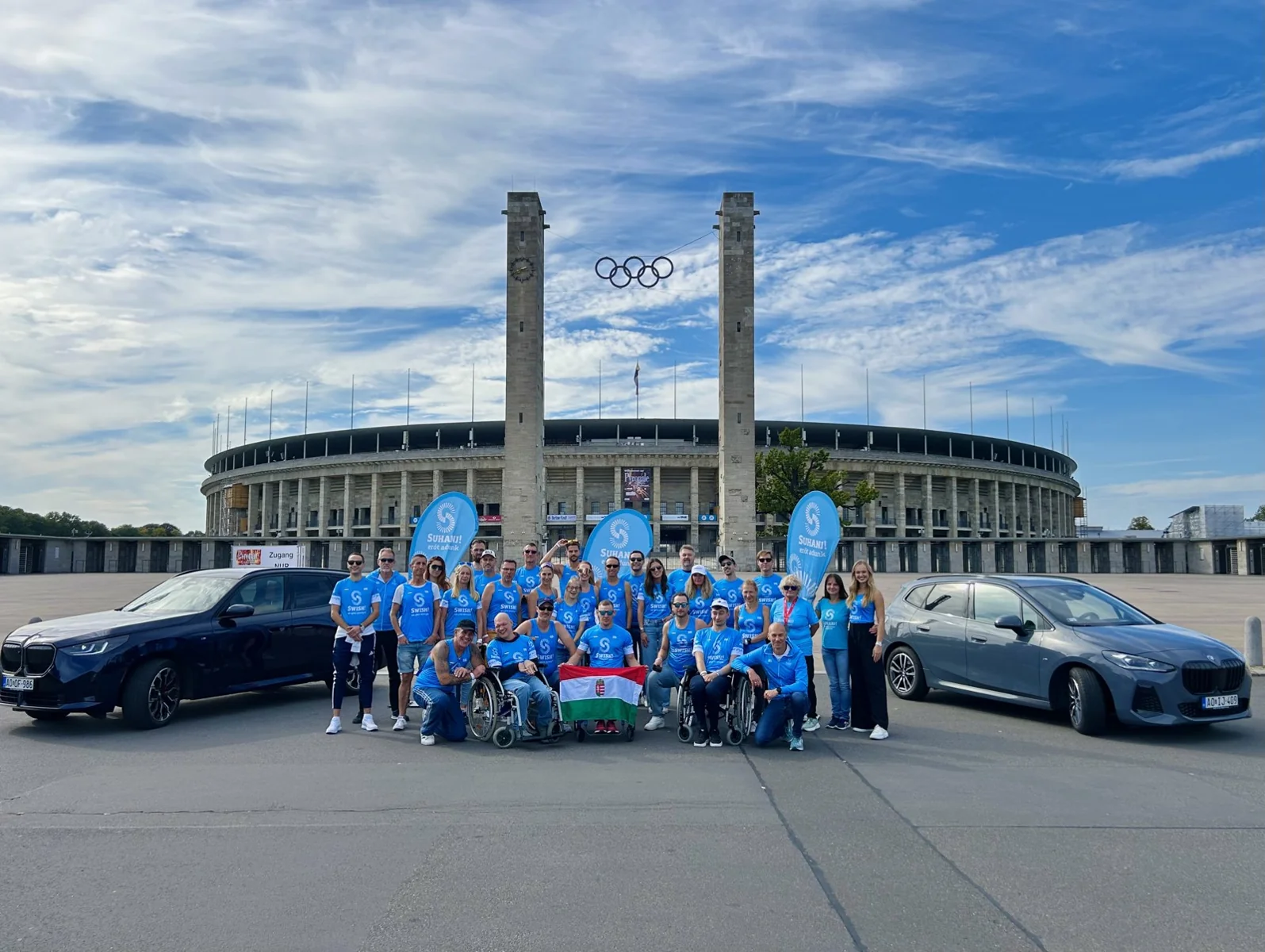 BMW поддержала поездку команды SUHANJ! на Берлинский марафон