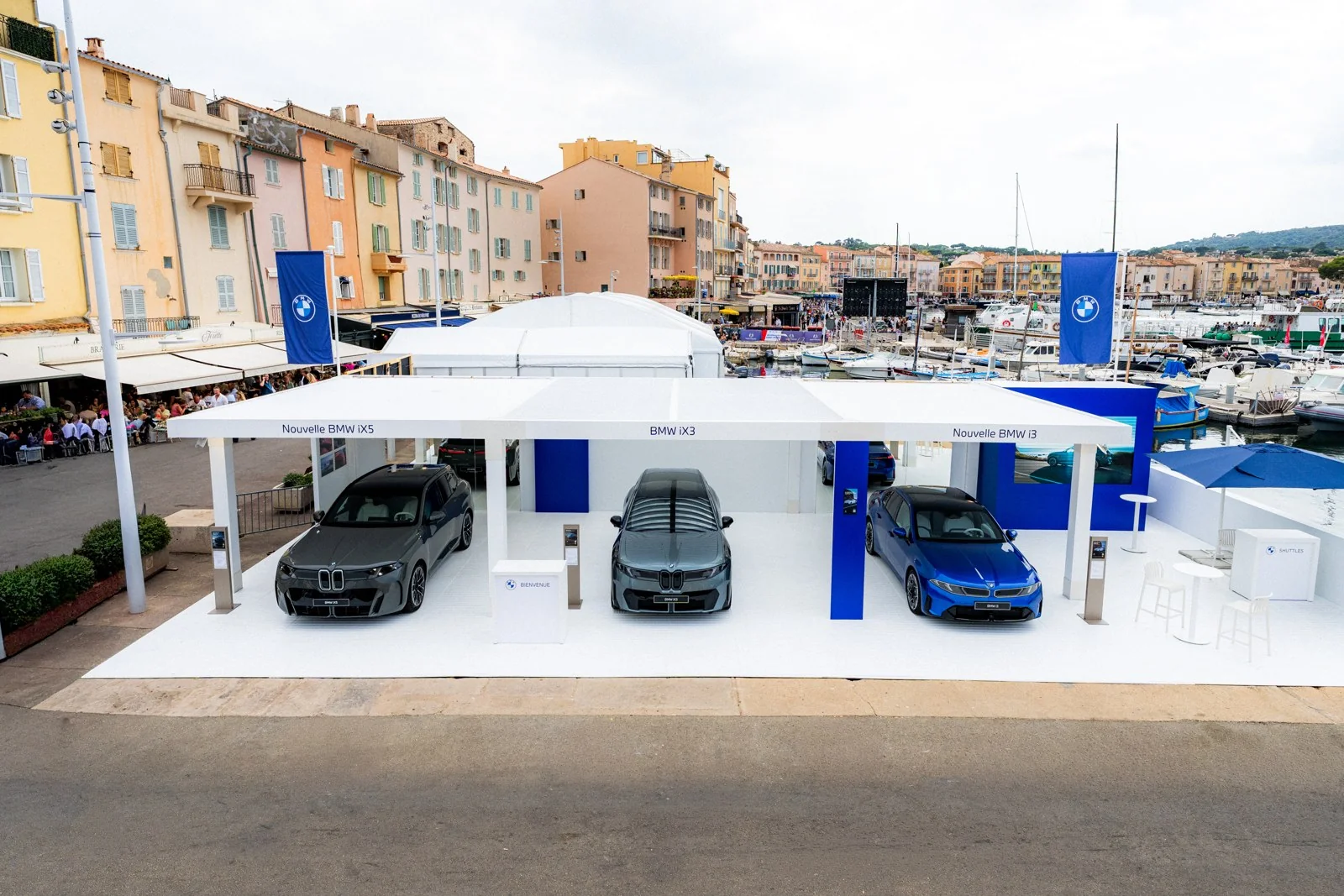 BMW представила iX3, iX5 и i3 в программе Voiles de Saint-Tropez